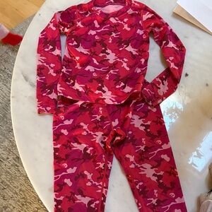 Vibrant Camouflage Kids Baselayer Set 3T